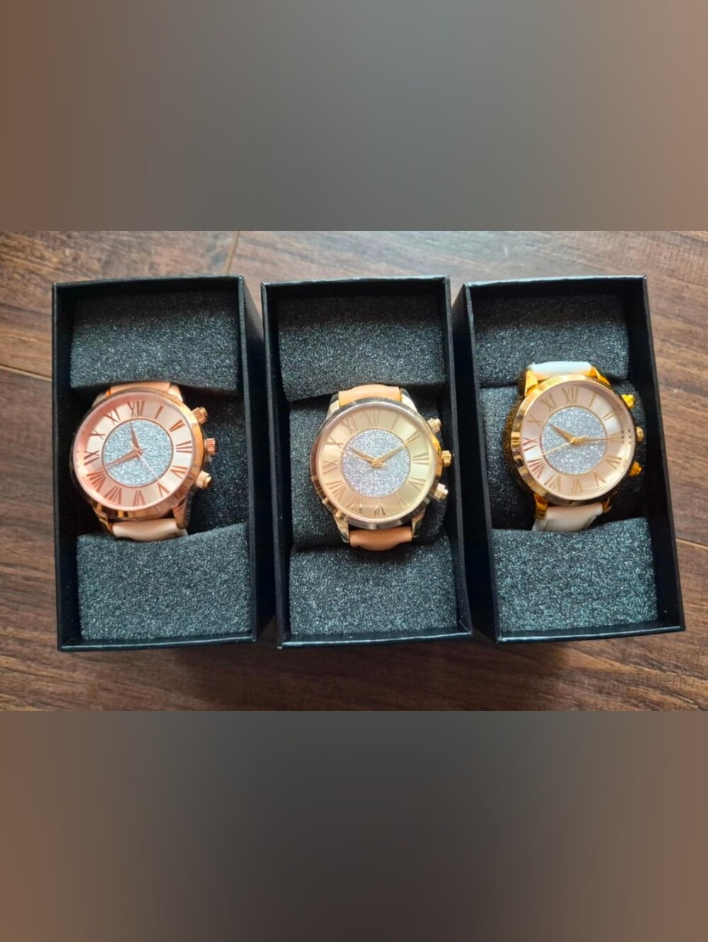 Women’s Glitter-filled Center Watch "Your Choice" NWOT